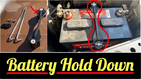 Battery Hold Down Kit How To Secure Your Car Or Truck Battery Youtube
