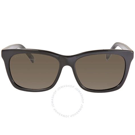 gucci brown rectangular men s sunglasses gg0449s00156 gg0449s 001 56 889652202952 sunglasses