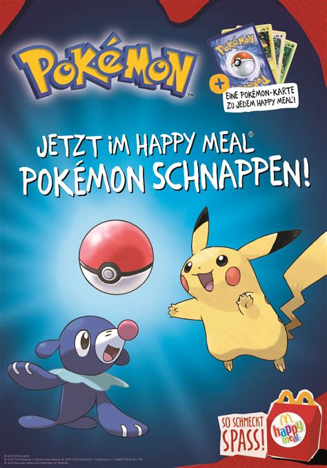 This month marks pokémon's 25th anniversary, and to celebrate, pokémon and mcdonalds have teamed up to give away exclusive pokémon cards with 'every' (in theory) happy meal. Diese acht Pokémon-Figuren bietet McDonald's beginnend ab ...