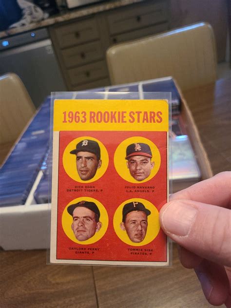 Topps Gaylord Perry Navarro Sisk Egan Rookie Stars Card Ebay