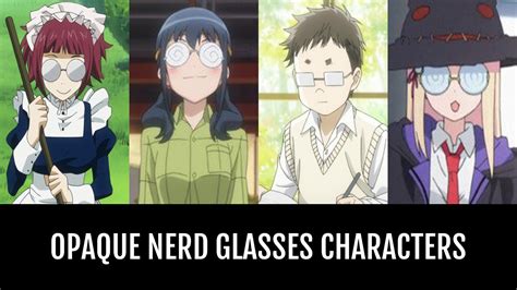 Nerdy Anime Characters