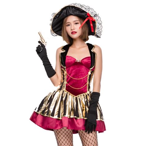 buy deluxe adult halloween pirate costume women sexy matador pirate captain