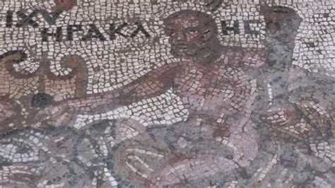 Rare Roman Mosaic Unearthed Near Syrias Homs Reuters Video
