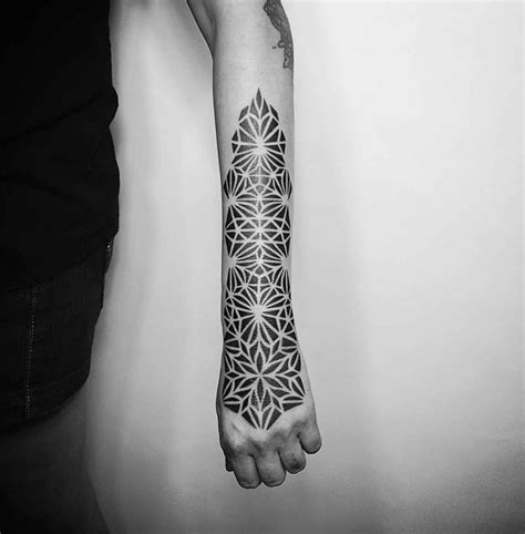 Beautifully Complex Geometric Tattoo Sleeves By Brandon Crone