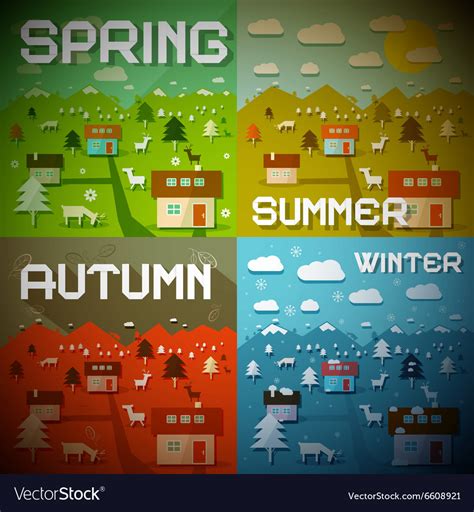 Spring Summer Fall Winter Four Seasons Stock Photo Edit Now 538022878 6cc