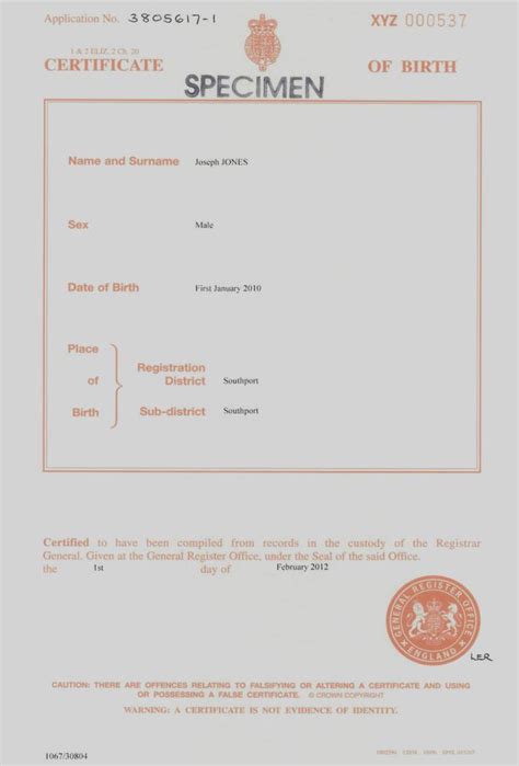Birth And Adoption Certificates In England And Wales D·p·o