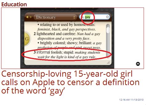 Daily Caller Foolish And Stupid Are Totally Acceptable Definitions For Gay