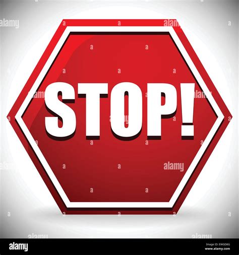 Word Stop On Red Road Sign Vector Graphics Stock Vector Image And Art
