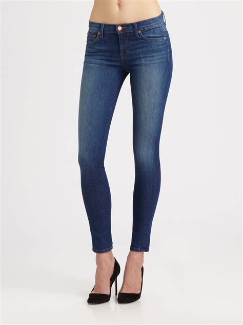 J Brand Karma Midrise Skinny Jeans In Blue Lyst