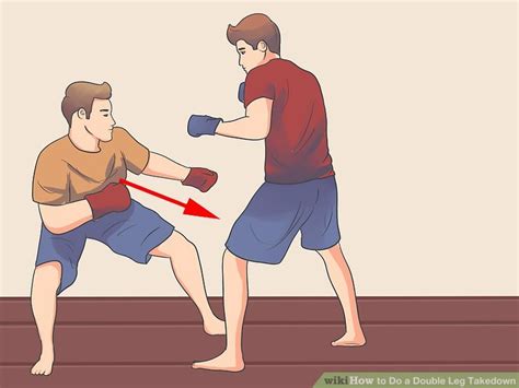 How To Do A Double Leg Takedown 12 Steps With Pictures