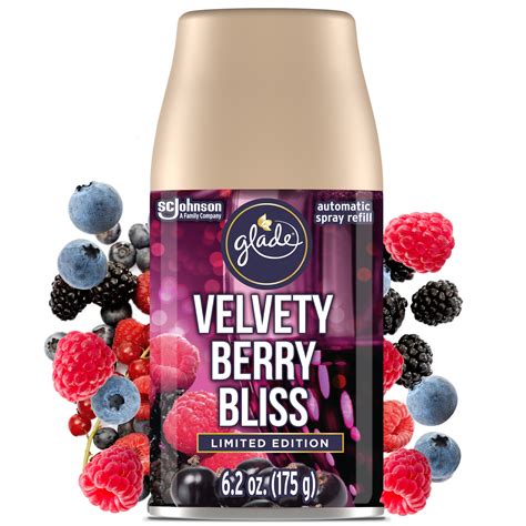 Glade Automatic Spray Refill Velvety Berry Bliss Large 62 Oz
