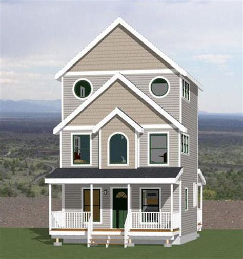 20x20 Tiny House 1067 Sq Ft Pdf Floor Plan Model 8d For Sale