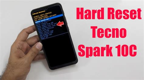 Hard Reset Tecno Spark 10c Factory Reset Remove Patternlockpassword
