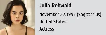 Julia Rehwald Height Weight Size Body Measurements Biography