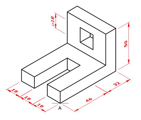 Isometric Projection Exercise 7