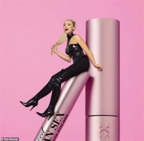 Peyton List Drops Her Good Girl Disney Image To Pose In Latex For New Too Faced