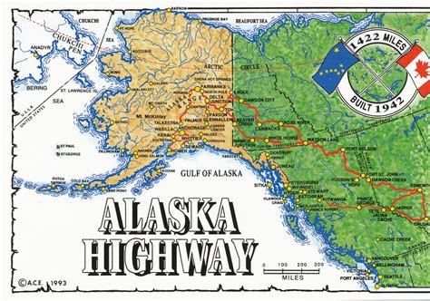 Online Maps Alaska Highway Map Hot Sex Picture