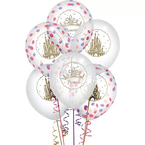 Disney Once Upon A Time Confetti Balloons 6ct Party City