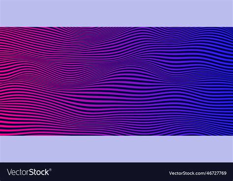 Abstract Wavy Stripes Background Royalty Free Vector Image