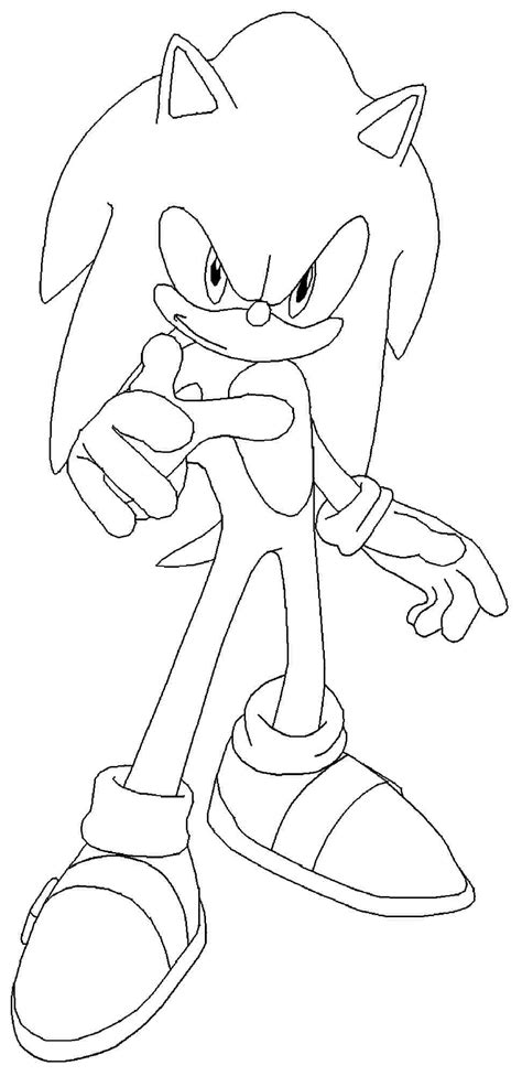 Free Sonic The Hedgehog Running Coloring Pages Download Free Sonic The