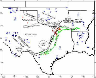 East Texas Fault Line Map