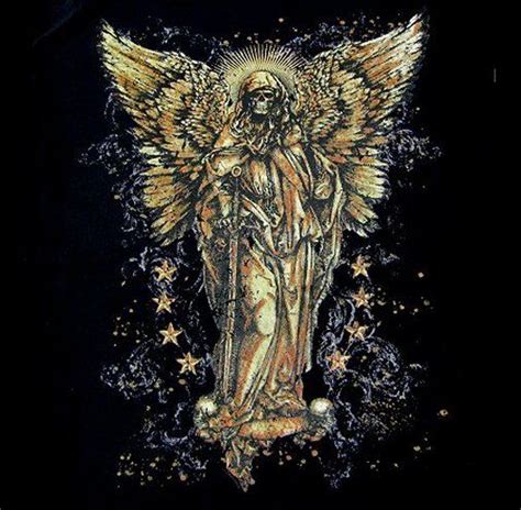 Grim Reaper Gothic Fallen Angel Wings Skull T Shirt 209 Ebay