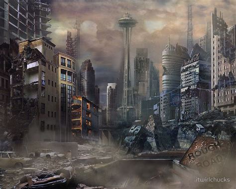 Post Apocalypse Landscape By Itwirlchucks Wasteland Pinterest