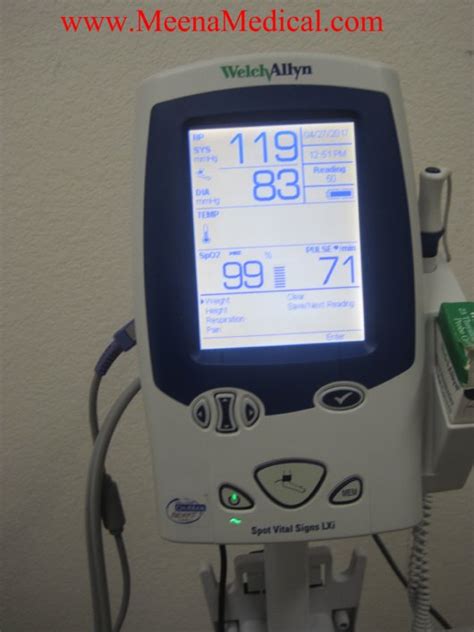 Welch Allyn Lxi Spot Vital Signs Monitor 45nt0 Preowned In Excellent