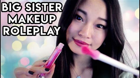 Asmr Big Sister Does Your Makeup Roleplay Youtube