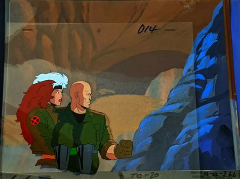 X Men Animated Tv Series 1992 1997 Animation Cel Featuring Rogue