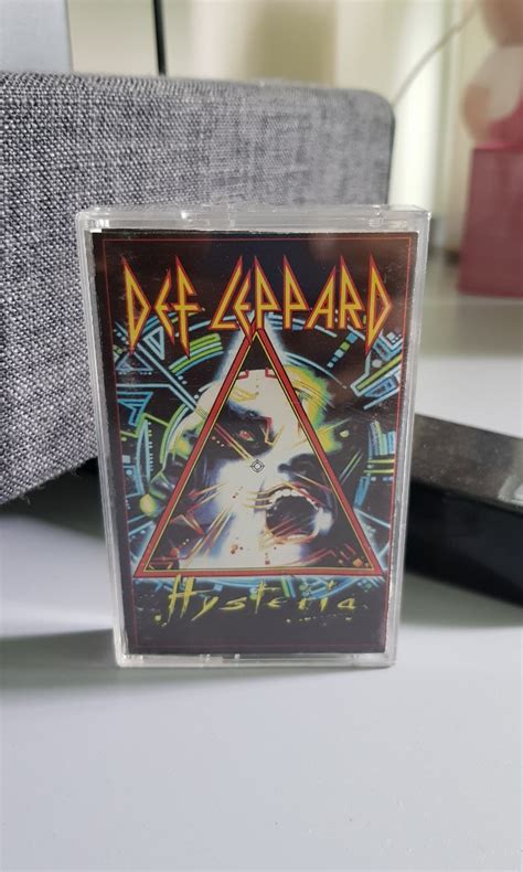 Def Leppard Hysteria Album Rock Music Audio Cassette Tape Hobbies