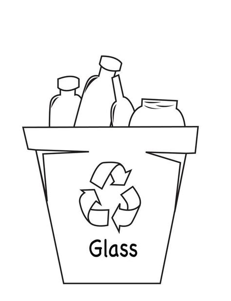 Recycling Coloring Pages For Kids - Coloring Home