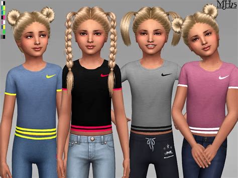 Cute Nike Tshirts For Kids Found In Tsr Category Sims 4