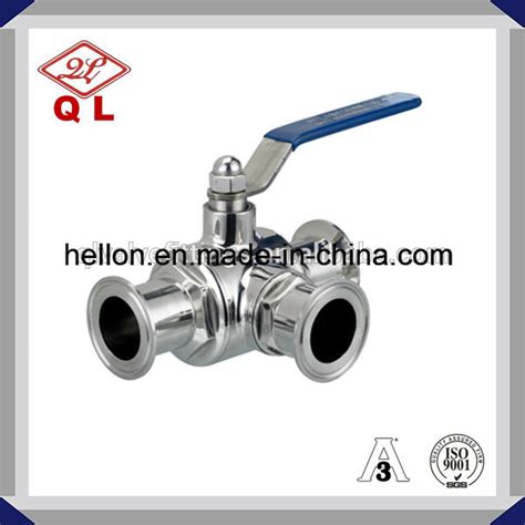 A Sanitary Stainless Steel Threaded Butterfly Type Ball Valve China A Sanitary Threaded