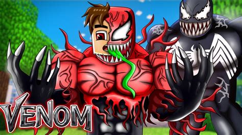 Minecraft Venom 🕷🔴 O Novo Simbionte Toxina Entra Para O Time Venom