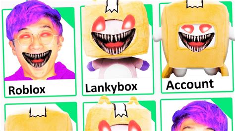 Making Lankybox Exe A Roblox Account Justin Foxy Boxy Adam