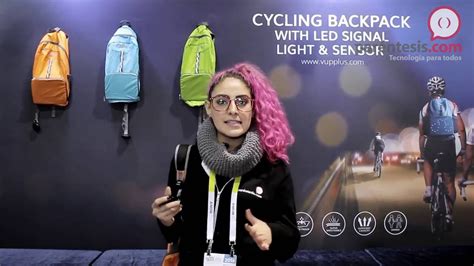 VUP Cycling Backpack At 2016 CES Fair YouTube