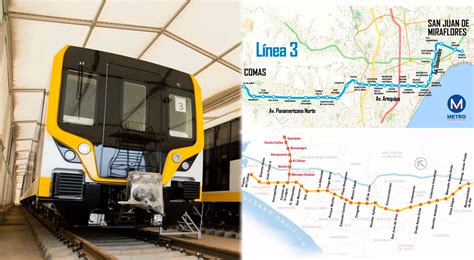 Metro De Lima Conoce Las Rutas De La Línea 2 Y 3 Y Qué Distritos