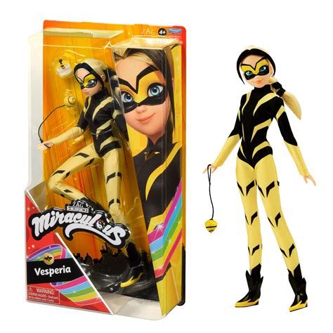 miraculous ladybug and cat noir toys vesperia fashion doll articulated 26cm vesperia doll with