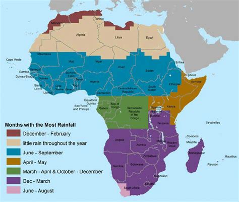 These two regions receive more than 2000 mm. Historical seasonal rainfall regions in Africa . (Data from US... | Download Scientific Diagram