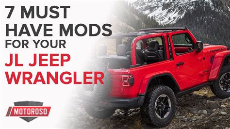 Must Have Mods for the Jeep Wrangler JL (2019+) – Motoroso Blog