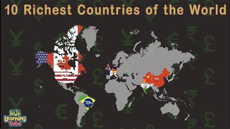 Instruktor Chu P Eru It Richest Countries In The World Map Drama Vodop D Inflace