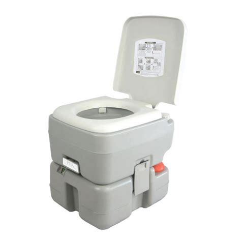 Serenelife Portable Toilet With Carry Bag Indoor Outdoor Toilet With