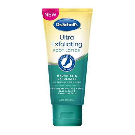 Dr Scholl S Ultra Exfoliating Foot Lotion Cream With Urea For Dry