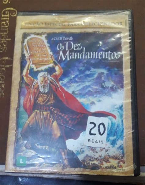 Dvd Original os Dez Mandamentos Filme e Série Usado enjoei