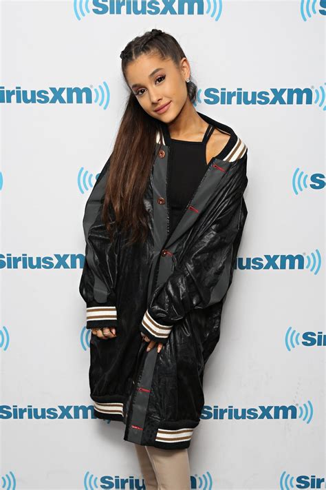 Ariana Grande Visits The Siriusxm Studios In New York City March