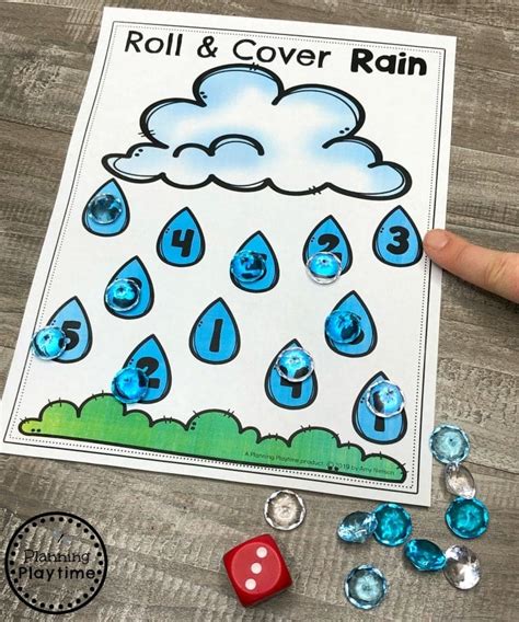 45 Rain Activities For Preschoolers Collection Worksheet For Kids