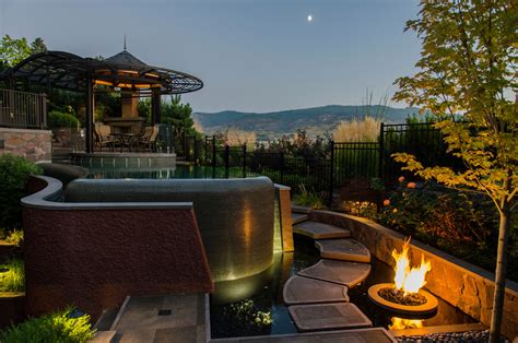 By choosing larger rocks for the outside of the structure, you can easily create a route for the water. Elegant cheap above ground swimming pools in Pool Eclectic ...