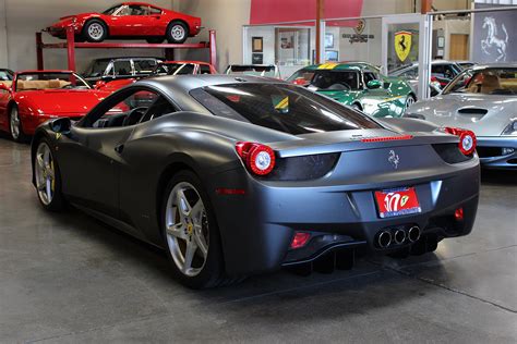 Detailed specs and features for the used 2014 ferrari 458 italia including dimensions, horsepower, engine, capacity, fuel economy, transmission, engine type, cylinders, drivetrain and more. 2013 Ferrari 458 Italia Coupe for sale #76065 | MCG
