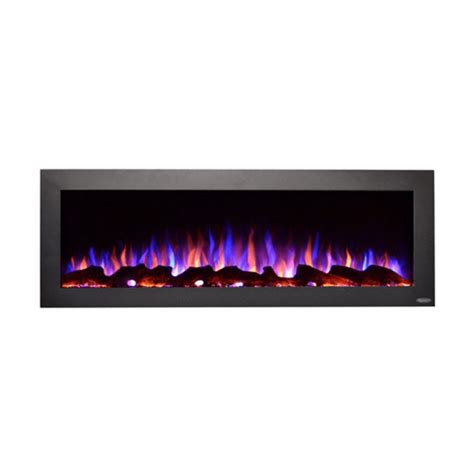 Touchstone 50 Onyx Wall Mounted Electric Fireplace Crackle Electric